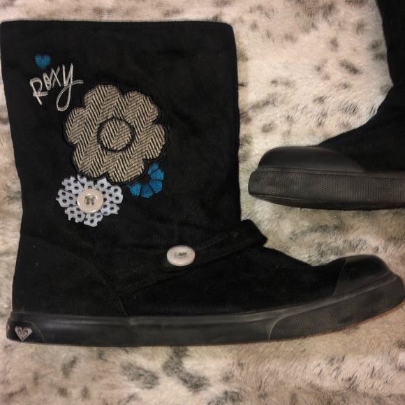 ROXY Delano 2 Boots Womens Size 7 Black Color - Picture 2 of 8